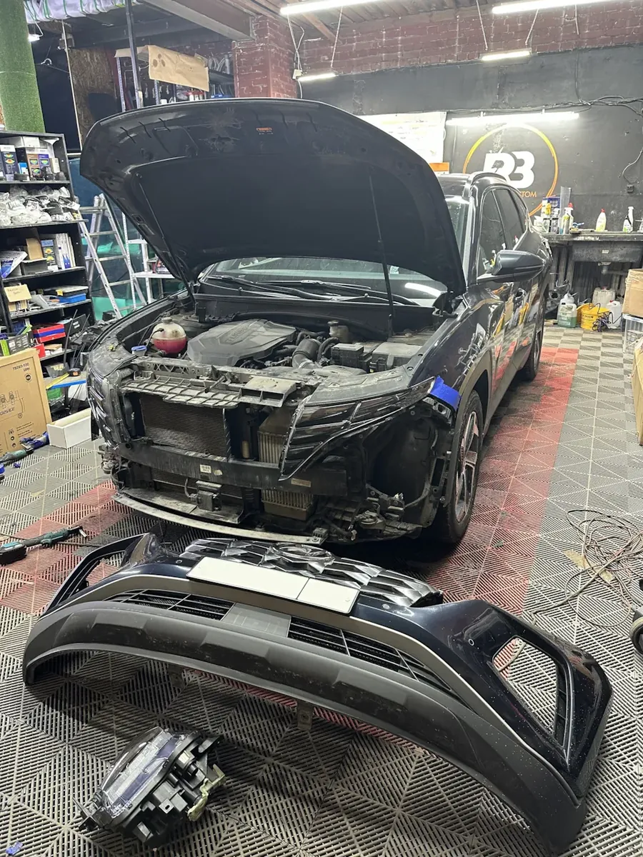 Hyundai Tucson — Светодиодные линзы MTF MaxBeam